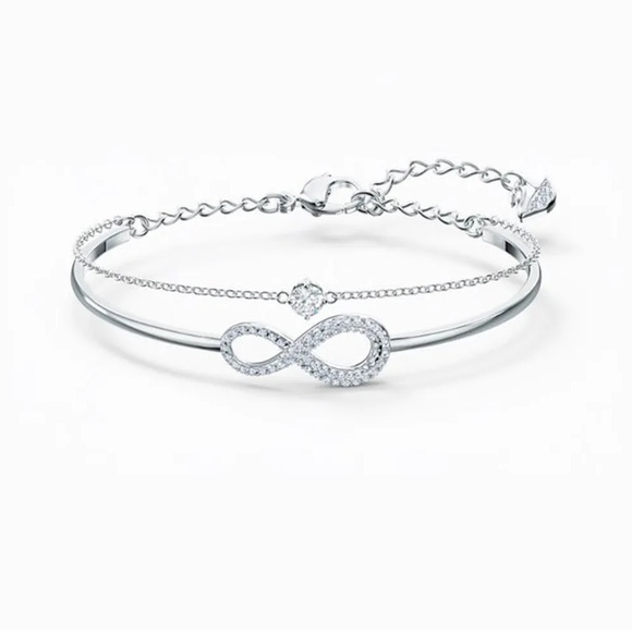 Swarovski Jewelry - Swarovski Infinity Bangle bracelet nib